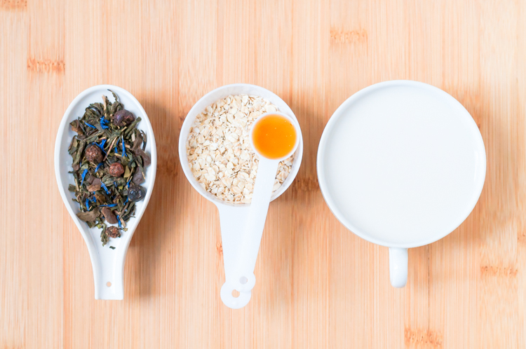 Ingredientes Porridge al té